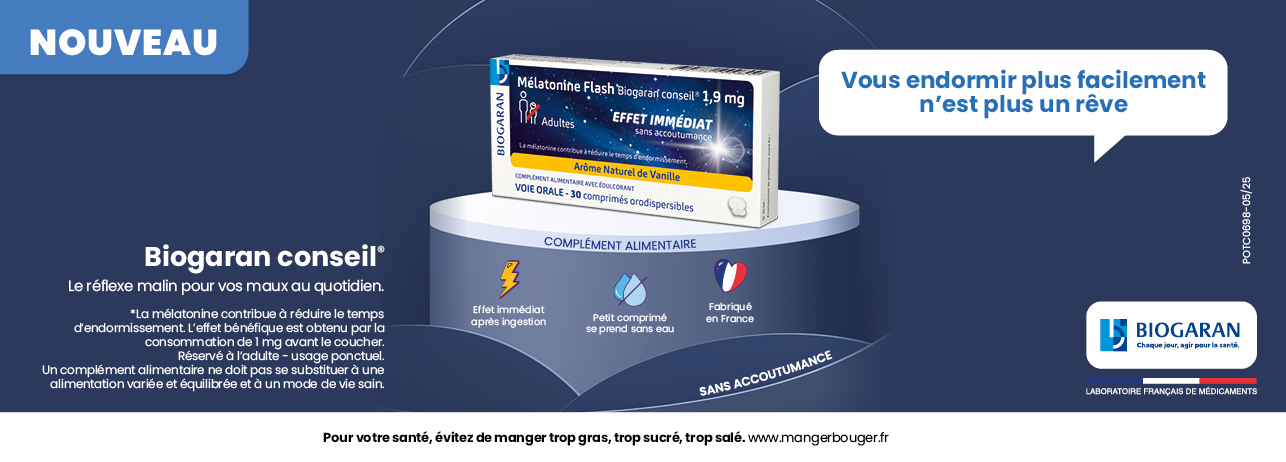 Mélatonine Flash Biogaran Conseil®